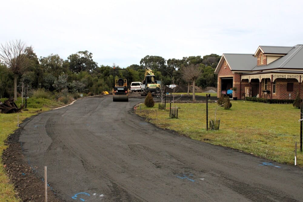 Driveway Home rural